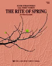 The Rite of Spring Concert Band sheet music cover